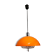 Suspension orange plexi and glass of the 70s