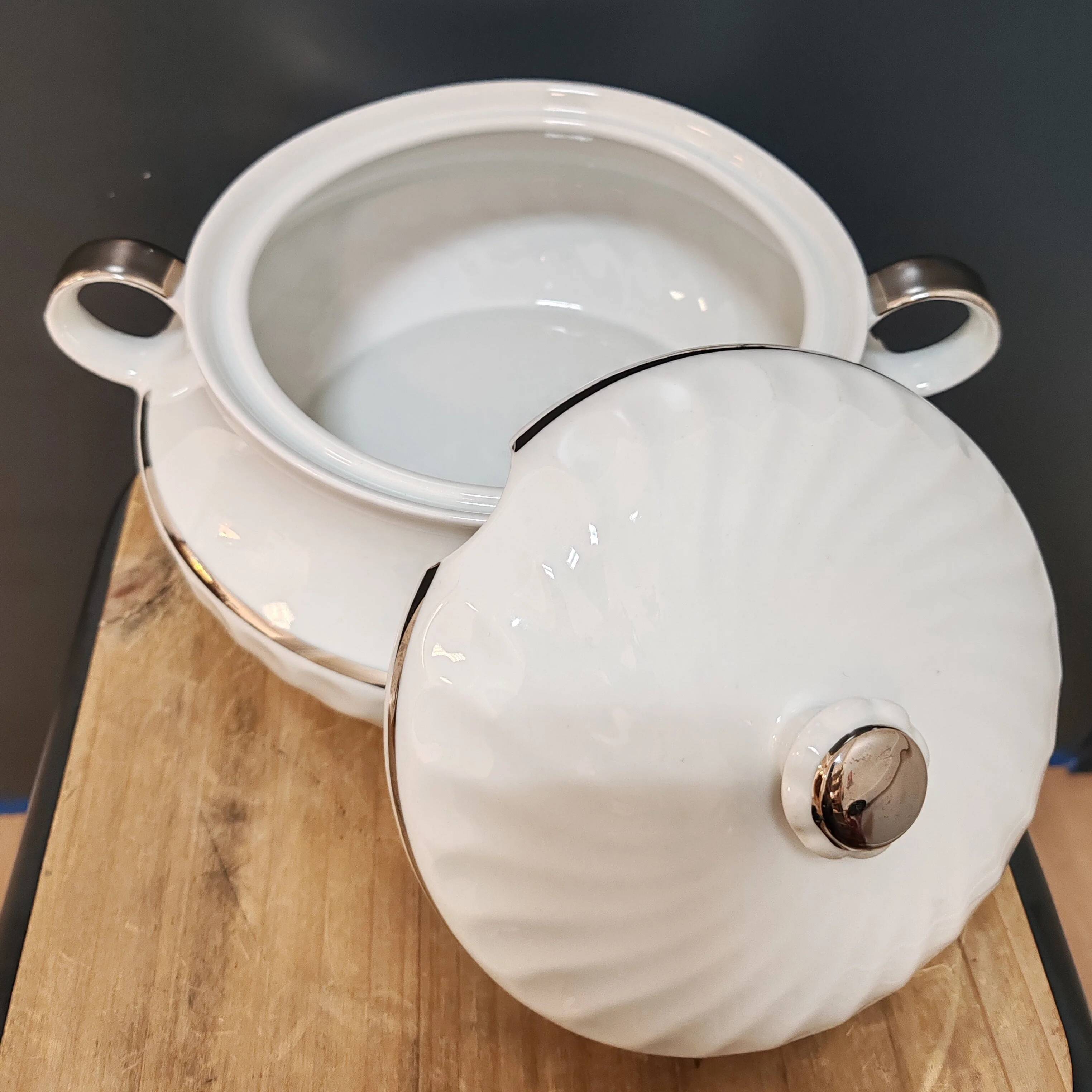 Porcelain soup tureen