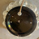 Ceiling light fixture in glass by Helena Tynell circa 1960.