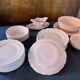 Salins 38 Piece Pink Dinnerware Set