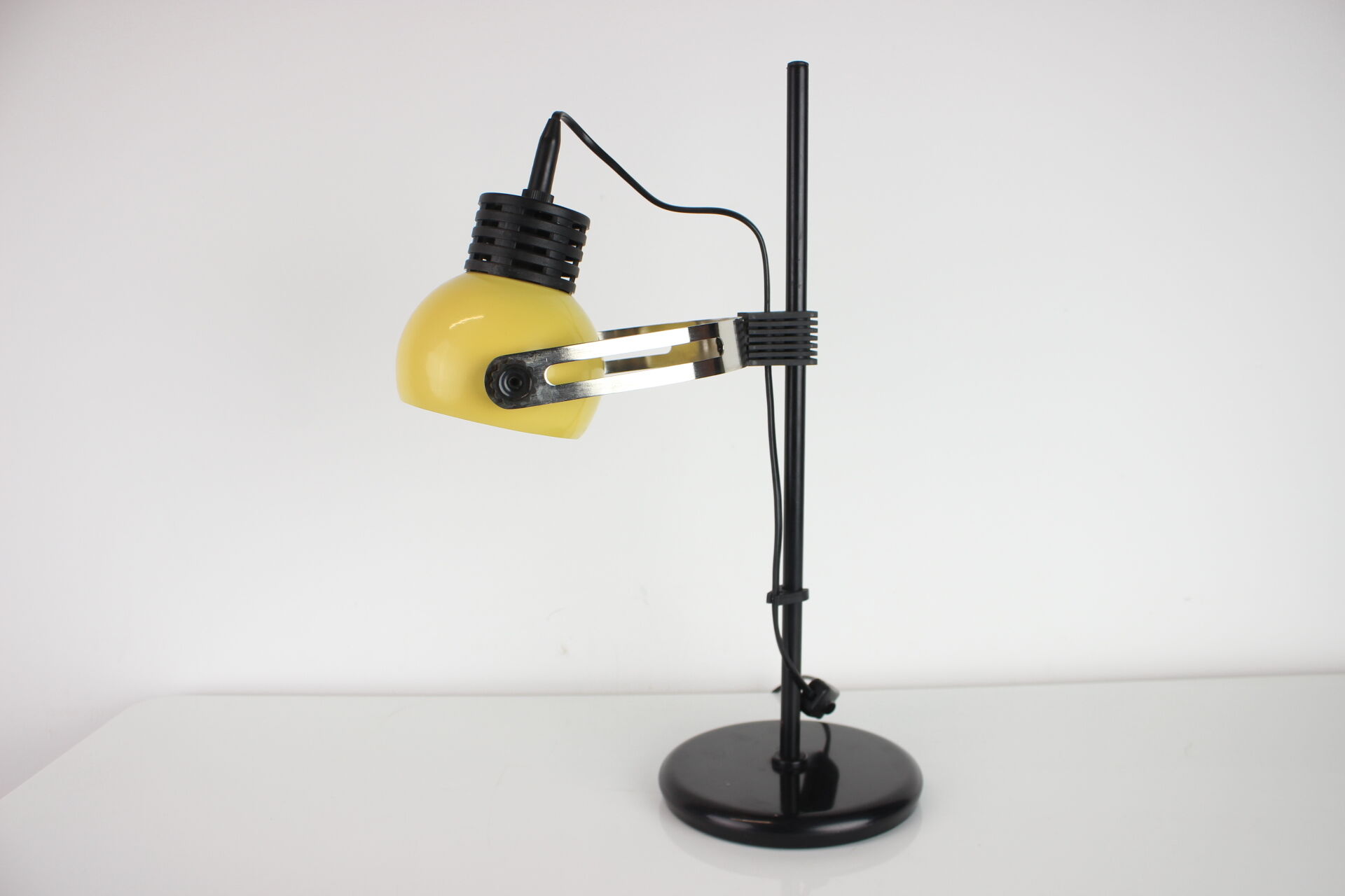 Adjustable mid-century table lamp, Czechoslovakia