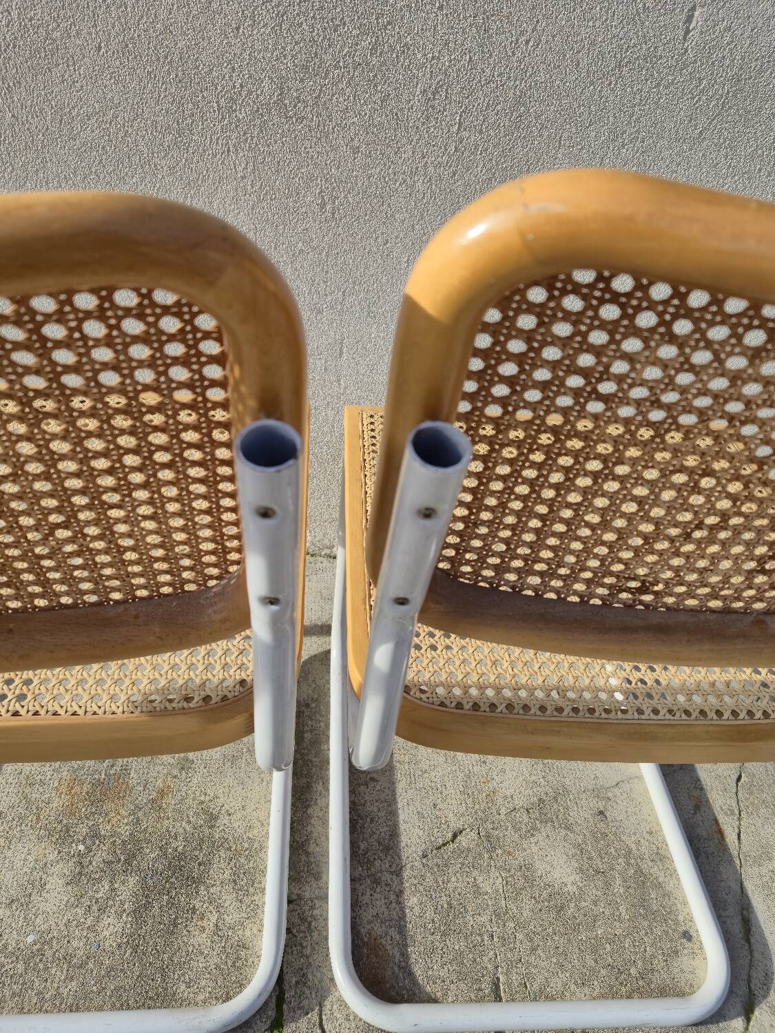 Paire de chaises Marcel Breuer modèle B32 vintage