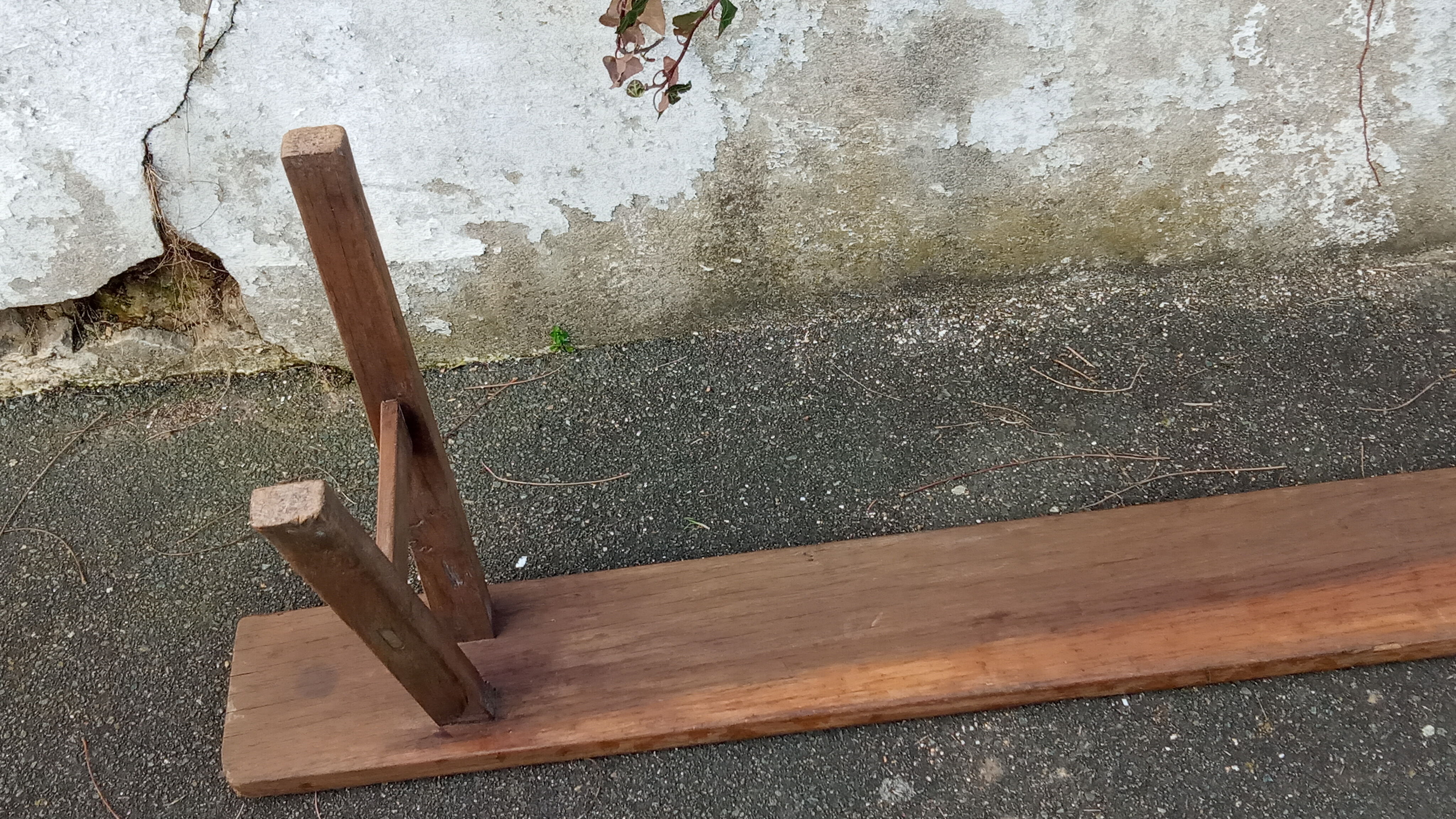 Oak farm bench