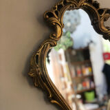 Golden rococo mirror