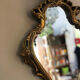 Golden rococo mirror