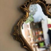 Golden rococo mirror