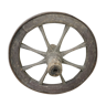 Old wooden cart wheel