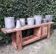 Workshop workbench L261xD50xH80,5cm old beech