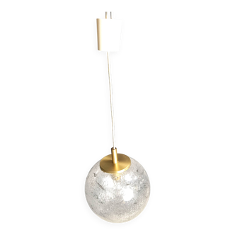Vintage globe pendant light by Doria Leuchten, 1960s