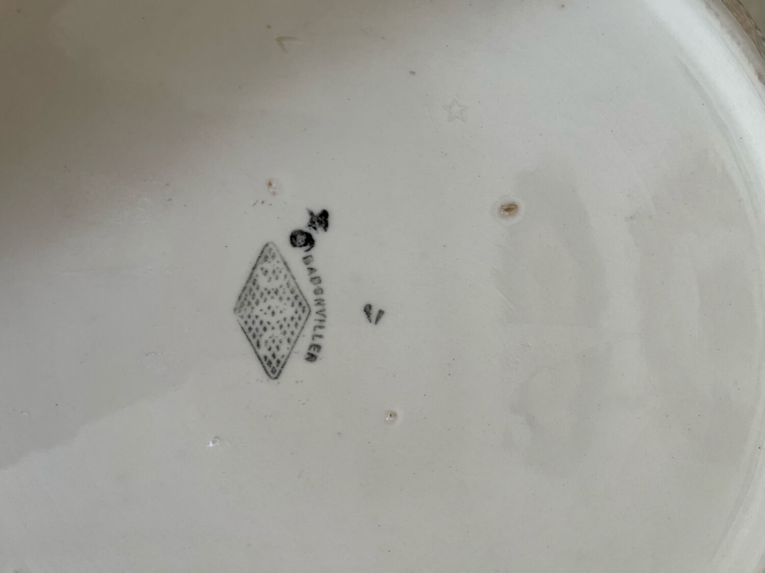 Badonviller vintage soup vegetable dish