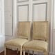 Paire de chaises de style Louis XVI — Ballard Designs — Tissu zèbre sa
