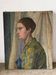 Profile of a woman, oil on canvas signed Henry Portal.