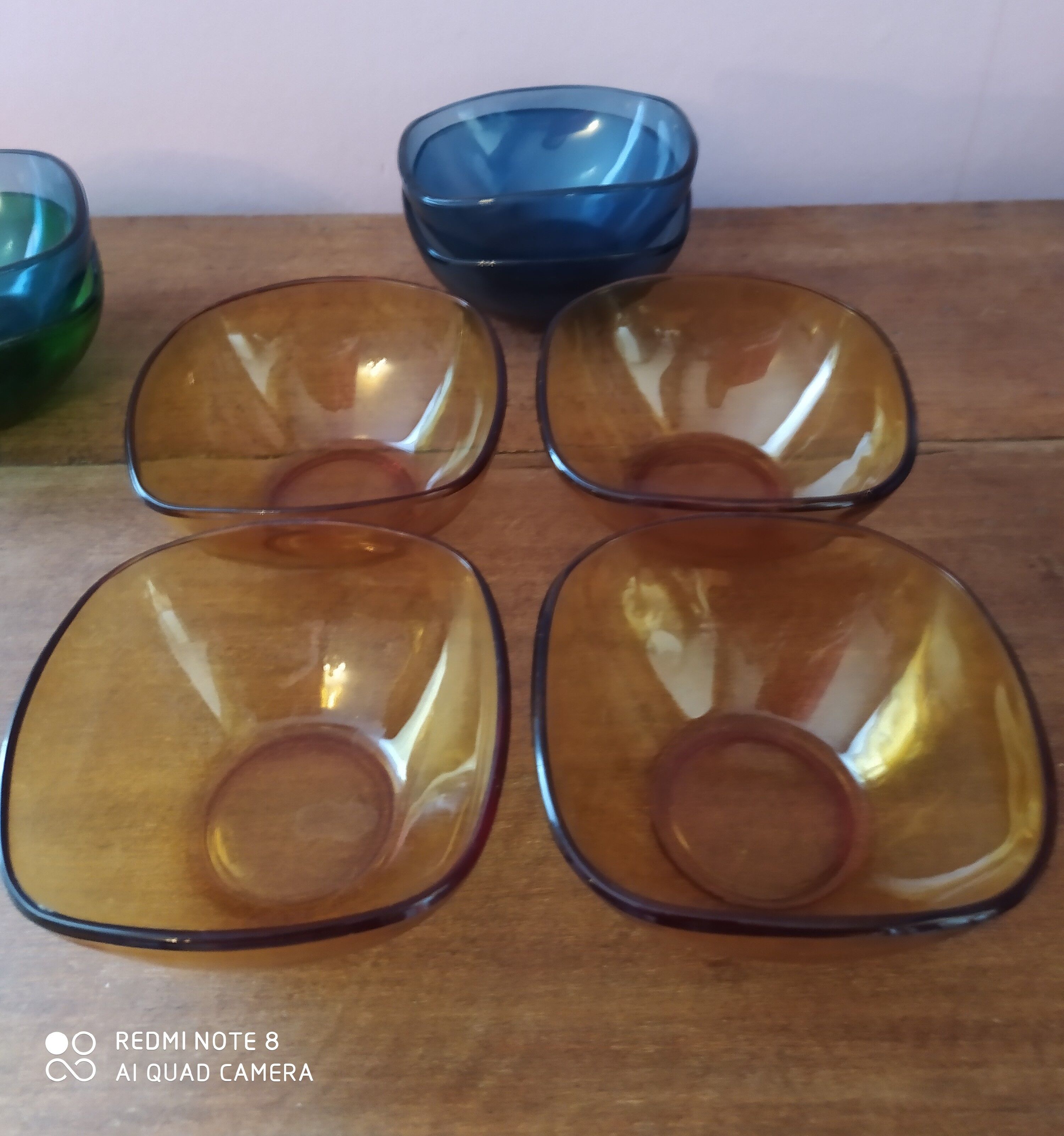 Set of 8 vintage Vereco cups