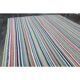 1970s Vintage Turkish Oushak Handmade Wool Cotton Blue Runner Rug 164x294