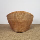 Rattan lotus meditation chair