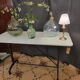 Marble bistro table
