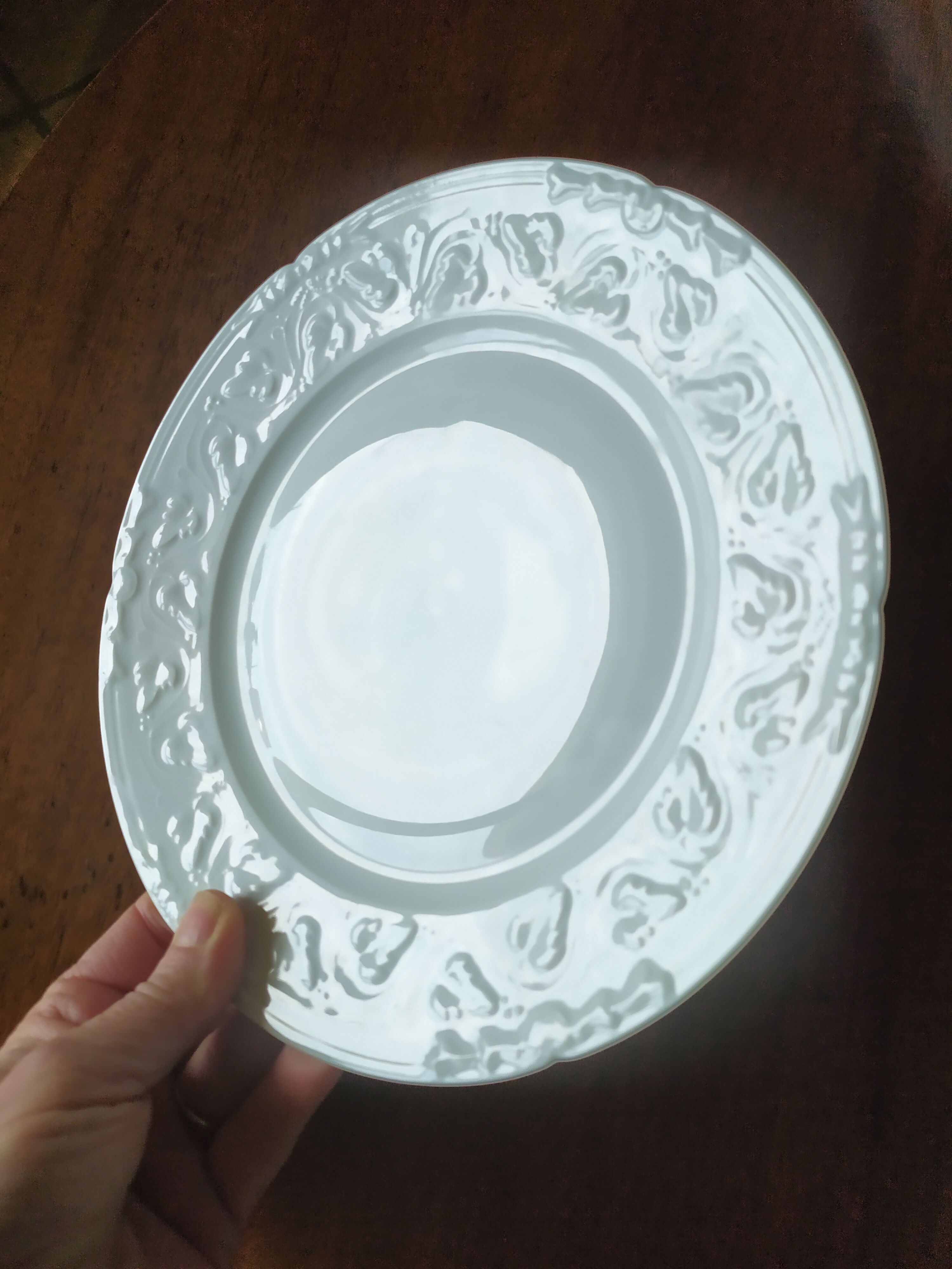 6 plates for dessert Haviland Charles field Imperatrice all wite