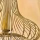 Hanging lamp from Sciolari chrome space age