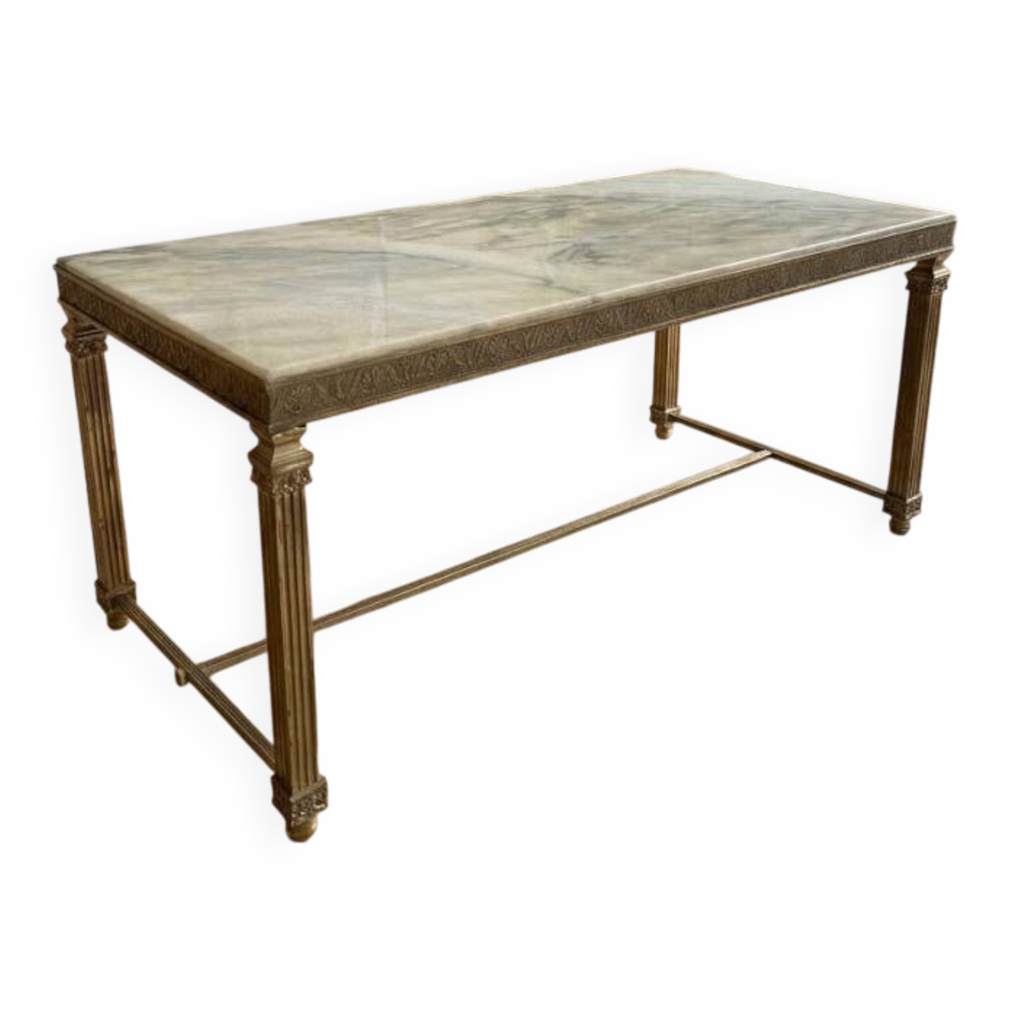 Marble coffee table in Louis XVI style