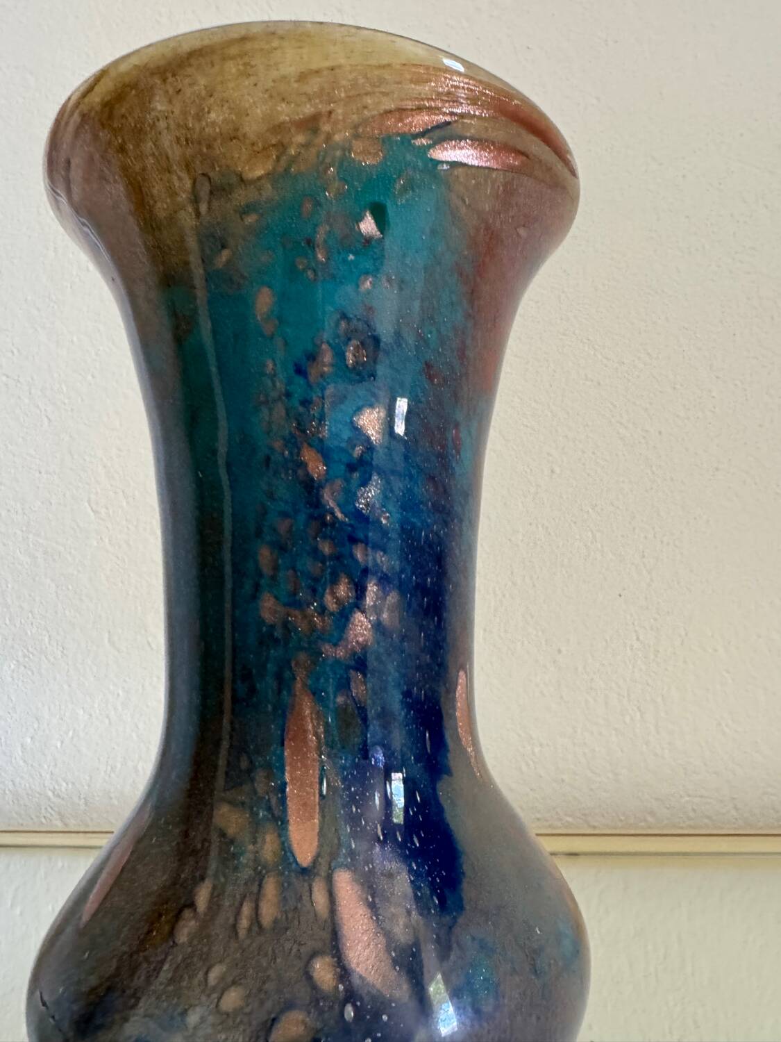 Murano glass vase from the 80s