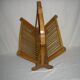 Bamboo folding magazine rack from the 40s - 50s