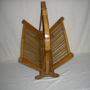 Bamboo folding magazine rack from the 40s - 50s