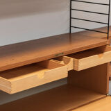 3-Piece wall unit by Nisse Strinning for String, Sweden, 1960s