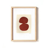 Duo of terracotta paints M760 and M761 signed EAWY