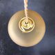 Vintage hanging lamp in frosted glass and floral prints