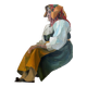 Painting seated woman 1947