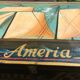 Coffre en bois peint  "Améria 1810"