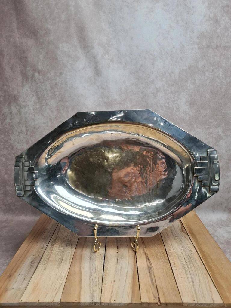 Art Deco Plateau Orbrille – Brille Silverware Paris – silver-plated – 1930s