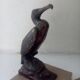 Pelican bookend signed Frecourt
