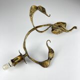 Brutalist metal wall lamp by Salvino Marsura, Italy, 1960s.