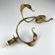 Brutalist metal wall lamp by Salvino Marsura, Italy, 1960s.