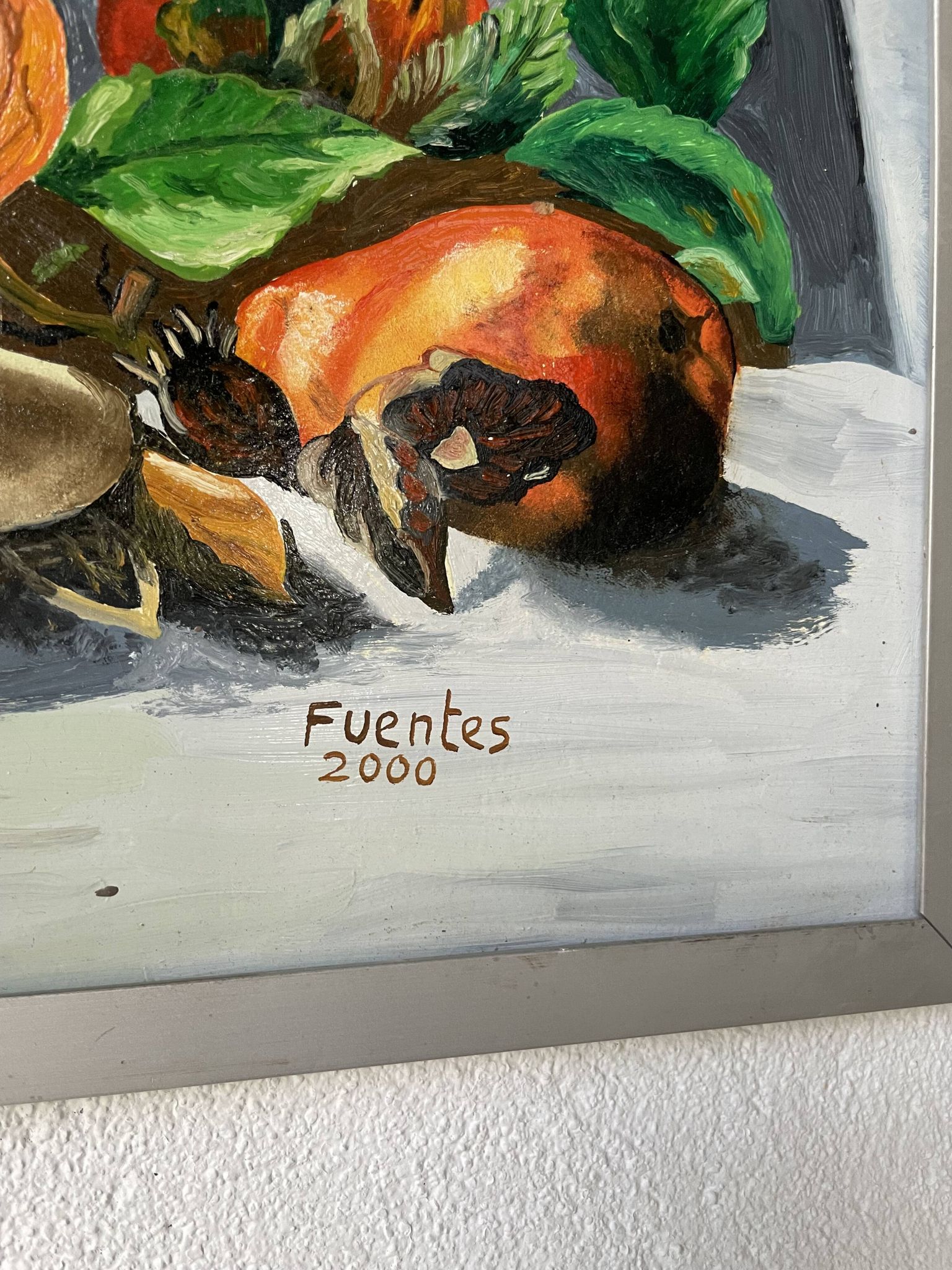 Peinture à l’huile aux fruits Fuentes