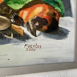 Peinture à l’huile aux fruits Fuentes