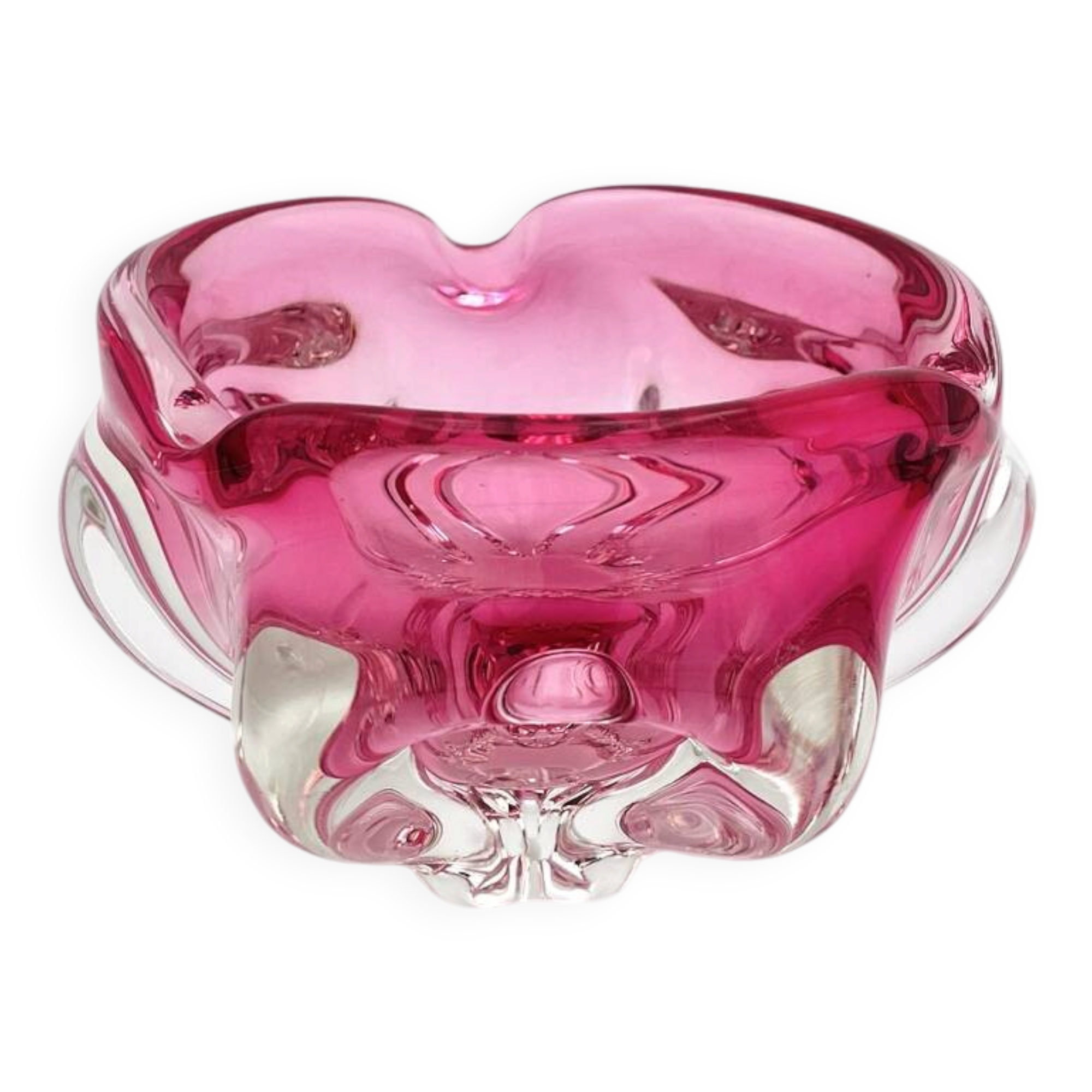 Coupe Organique - Sommerso - Josef Hospodka - Cristal de Bohême - Circ