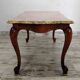 Wood and marble coffee table in Louis XV style