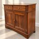 Buffet – Very supportive in solid walnut, quality artisanal work.