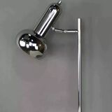 60s chrome metal articulated lamp