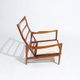 Ib Kofod Larsen Teak and Leather Lounge Chair, Swedish 1950s