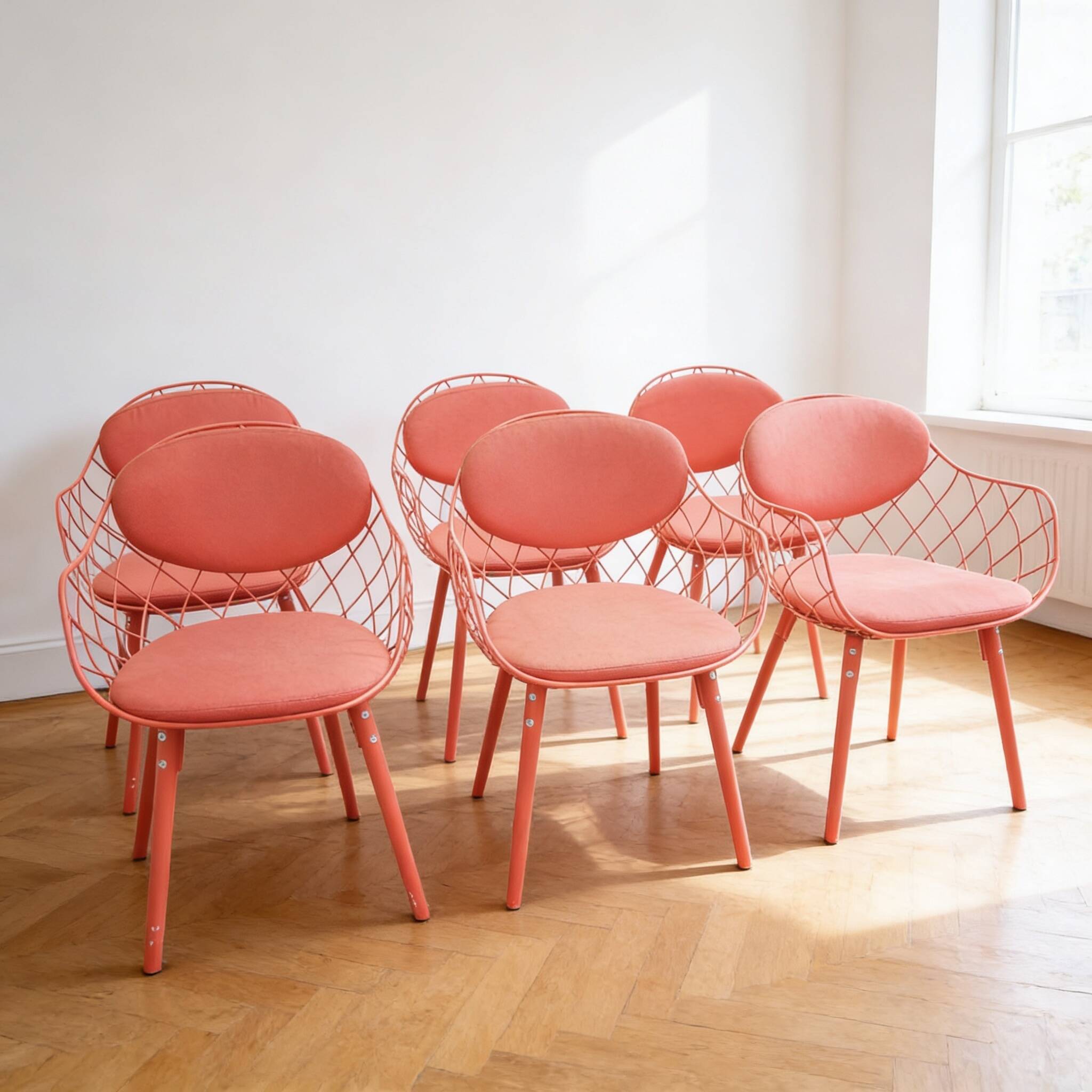 Set of 6 Pina chairs, Magis