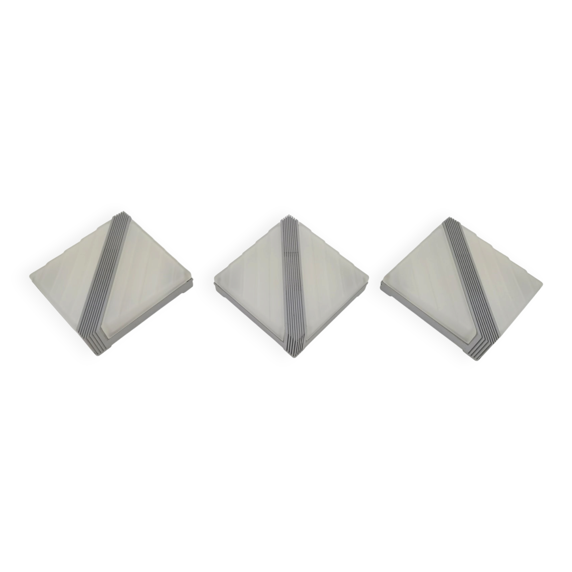 Vintage Wall Lamps from Fratelli Martini, Italy, 1980, Set of 3