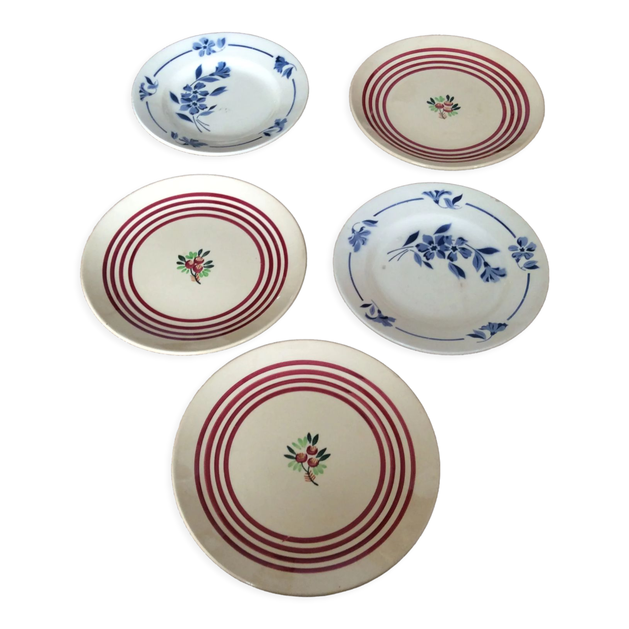 COFFRET DE 6 ASSIETTES à DESSERT DESTINATION MONTAGNE D. 23 Cm GUY