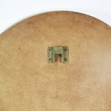 Minimalist wall mirror - oval, Germany, 70s