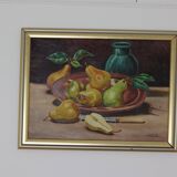 Original Swedish Mid-Century Oil on Canvas "Still Life" 1938 by Golson