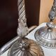 Pair of silver candle holders