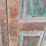 Armoire ancienne vitrée en bois