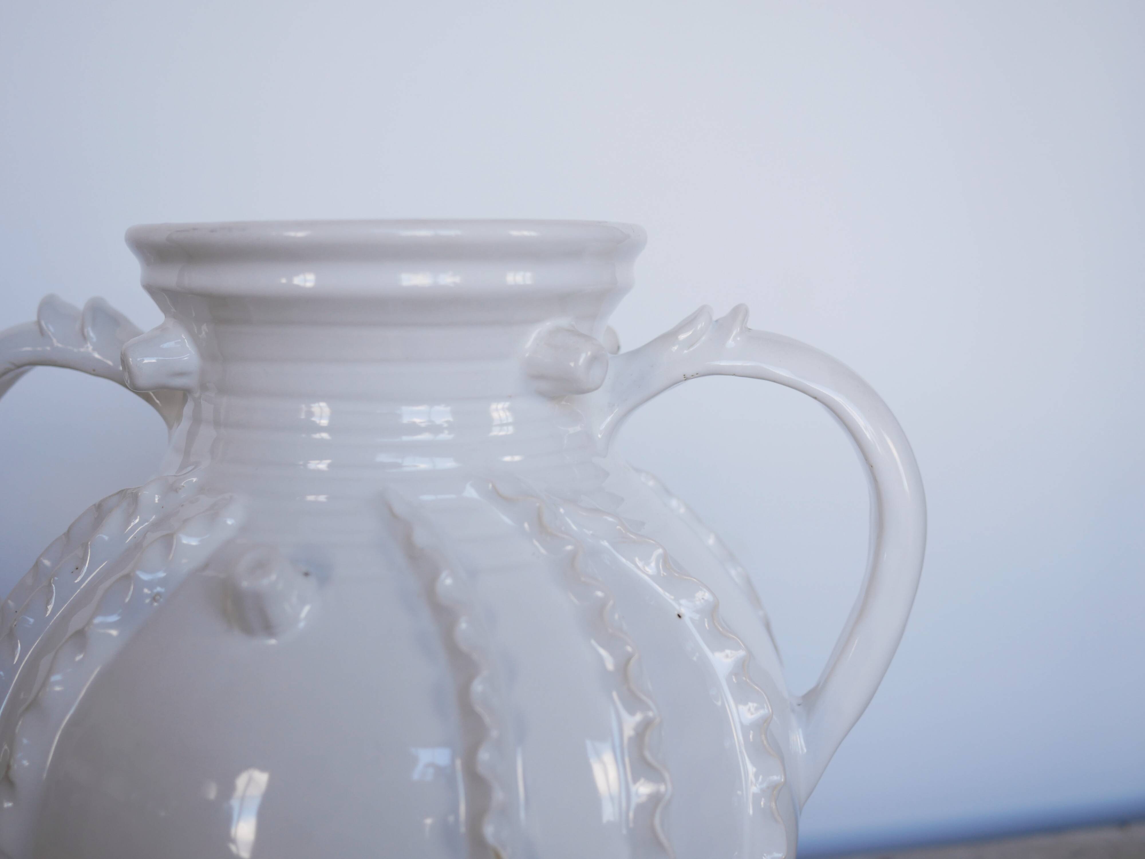 Vintage ceramic vase by Emile Tessier
